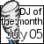 DJ of The Month for July 2005