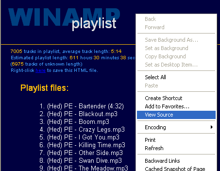 The Final playlist